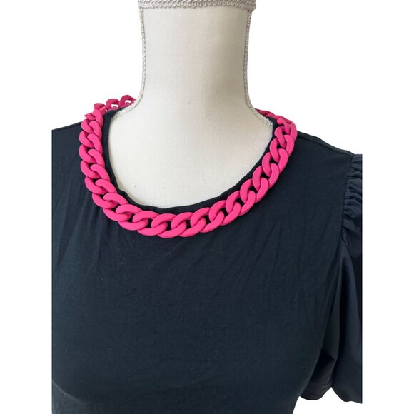 BROADWAY38 Pink Chain Detail Top Size Medium NEW - Picture 3 of 6